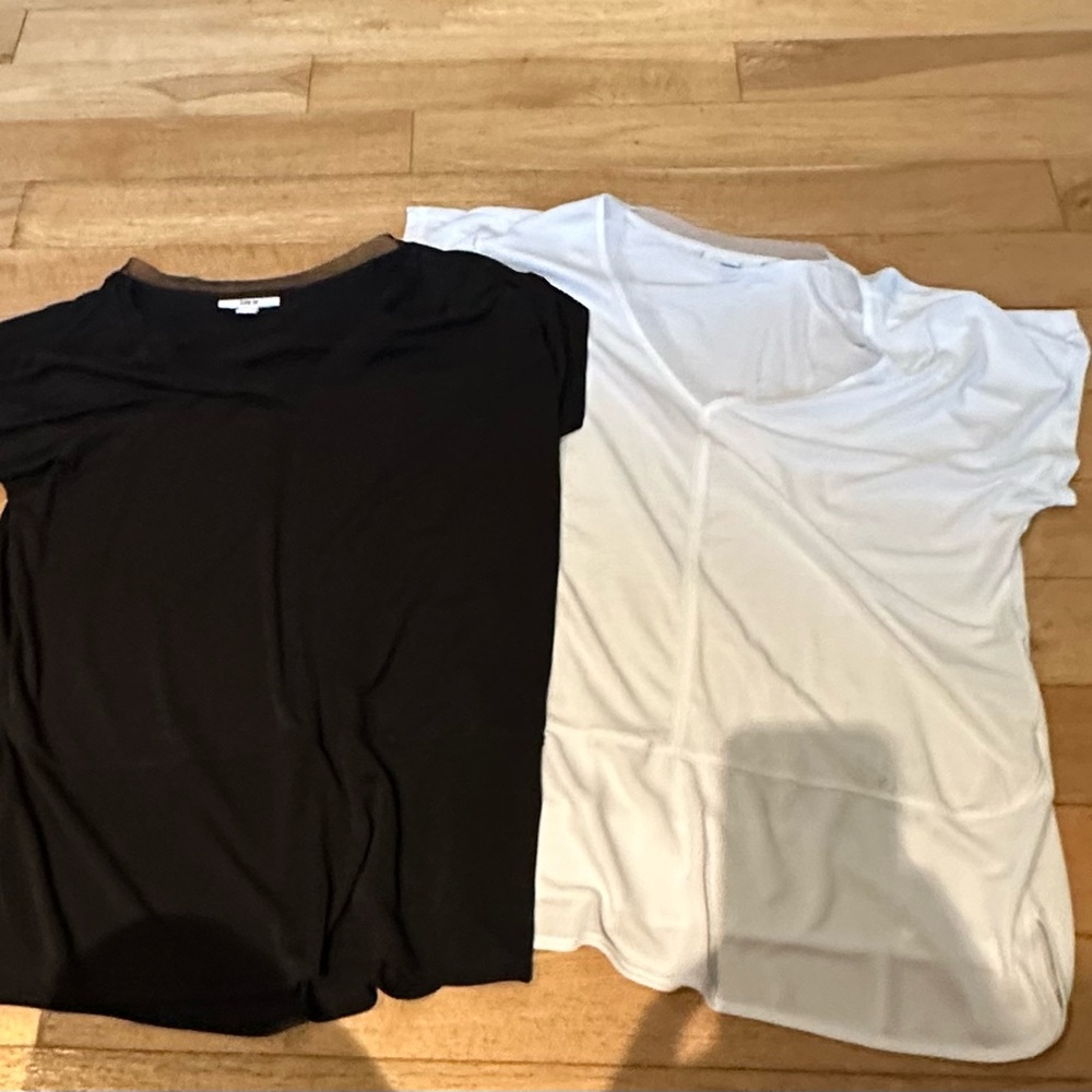 Bar III Women's Black and White 2 Tops size medium - Picture 2 of 3